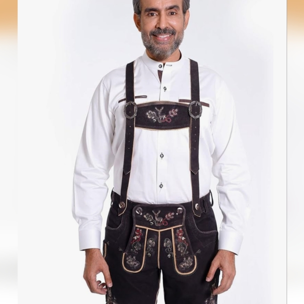 Bavarian Suspenders for men Authentic Lederhosen suspenders